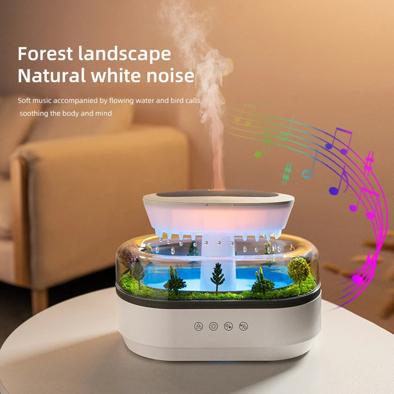 RainCloud 7-Color LED Humidifier & Aroma Diffuser