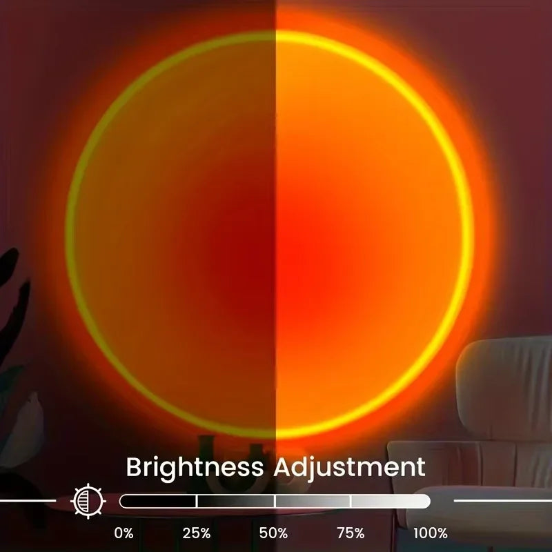 SunsetGlow LED Sunset Projection Lamp