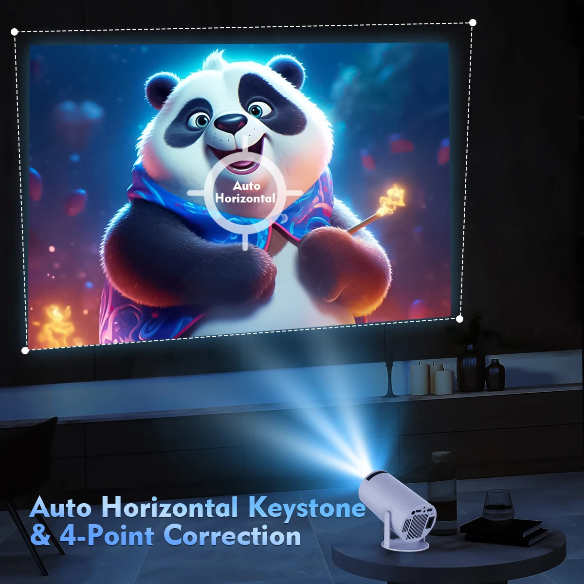 CineMini Portable Projector (HY300 Pro)