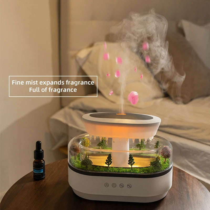 RainCloud 7-Color LED Humidifier & Aroma Diffuser