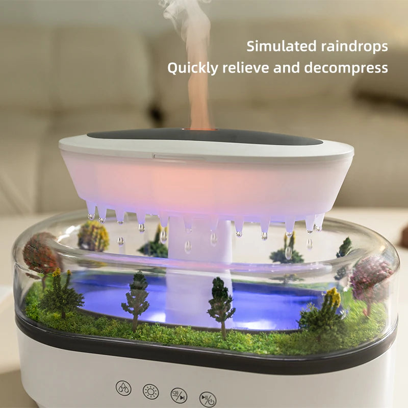 RainCloud 7-Color LED Humidifier & Aroma Diffuser