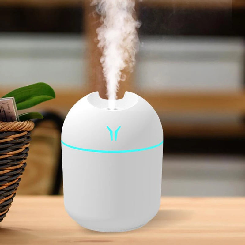 AeroMist Mini USB Humidifier & LED Aroma Diffuser