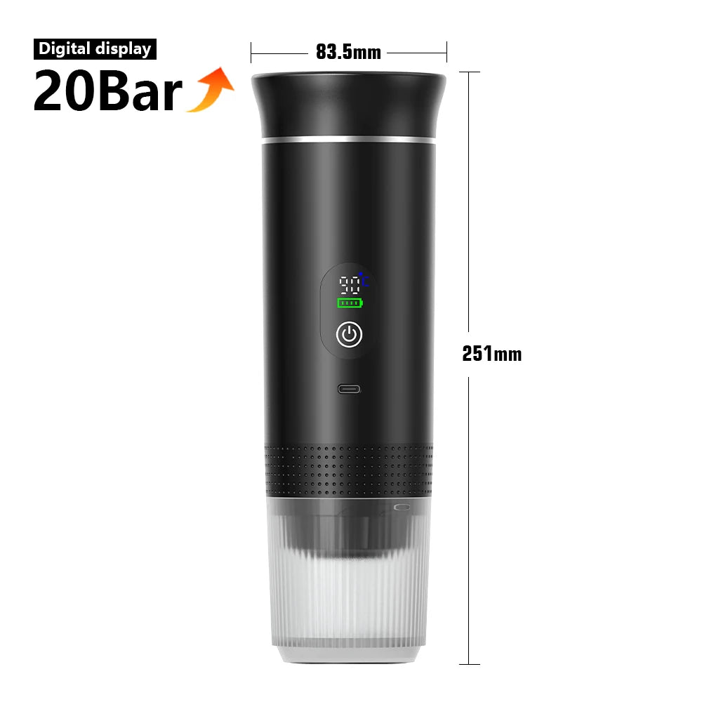 BrewGo 3-in-1 Portable Espresso Maker